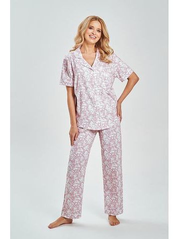 Elegantní dámské pyžamo Lora růžové