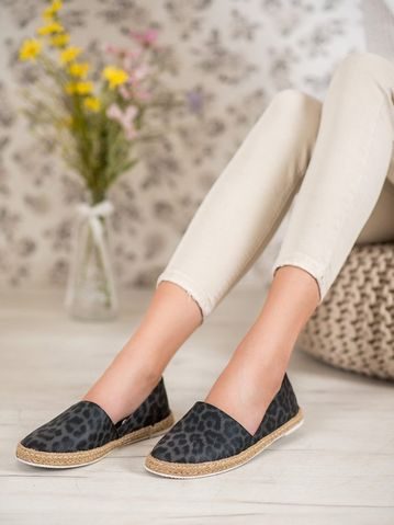 Leopardí espadrilky