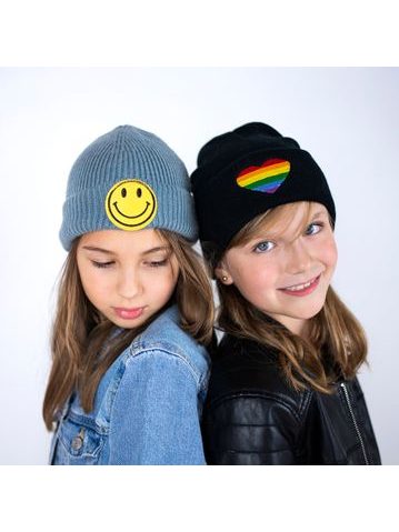 Dětská čepice se stromem růžová