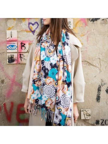 Sada dětské čepice a šály béžová