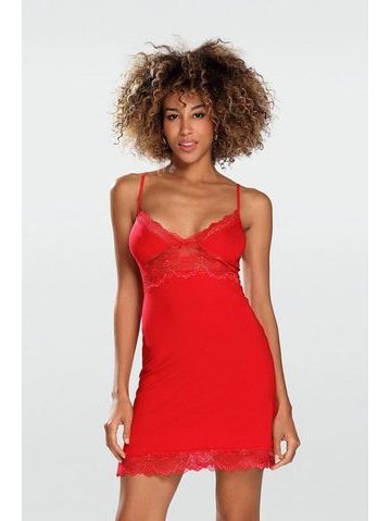 Dámská noční košile na ramínka Love - šedá