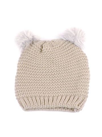 Kočičí čepice - béžová