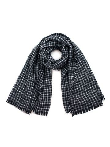 Kostkovaná šála tmavá