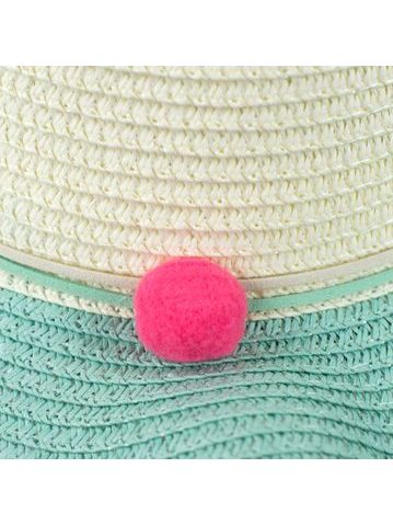 Klobouk s cik-cak vzorem modrý