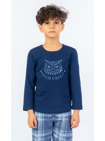 Dětské pyžamo kapri Kuba - světle šedá