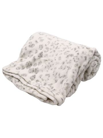 Deka 150 x 200 cm, 220 GSM, Bílá se vzorem