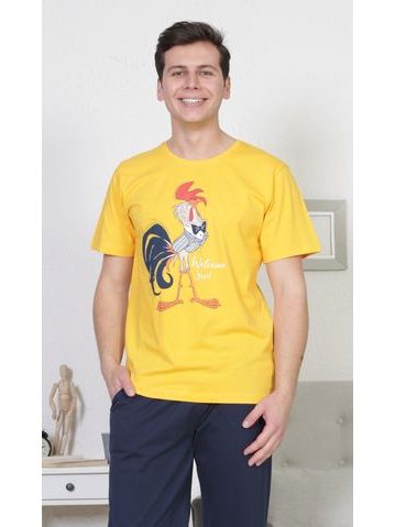 Pánské tričko s krátkým rukávem s.Oliver žluté