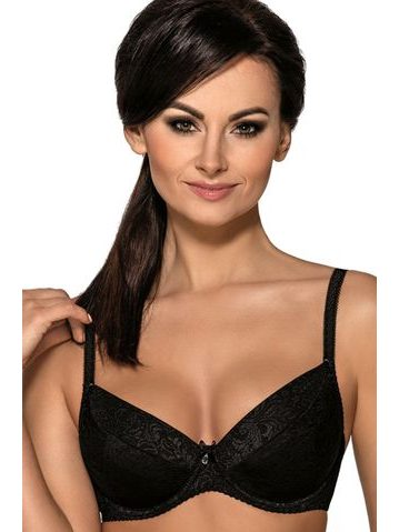 Dámská podprsenka 1742 Jacquard black