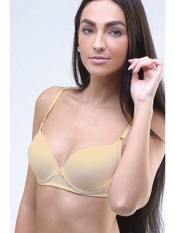 Podprsenka push-up s variabilními ramínky GINA 17009P nude