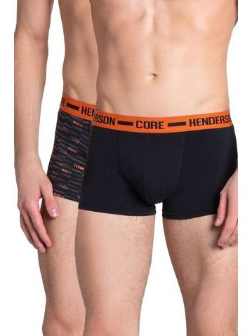 2 ks pánské boxerky Ozzy černé a šedé