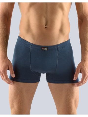 Pánské boxerky s kratší nohavičkou, kratší nohavička, šité, jednobarevné 73068P - lékořice