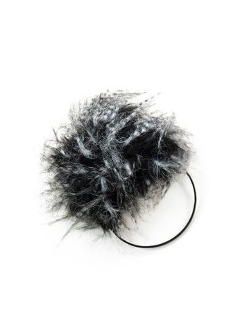 Kožíškové klapky na uši černé