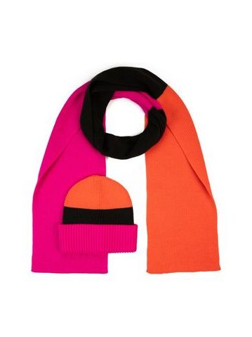 Čepice, šála - vícebarevná