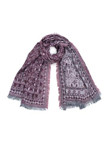 Šál Perský koberec - růžový