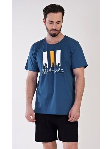 Pánské pyžamo šortky Thomas - černá