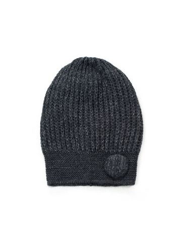 Čepice knoflík černá