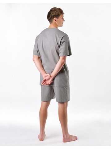 Pánské pyžamo šortky Live your life - černá