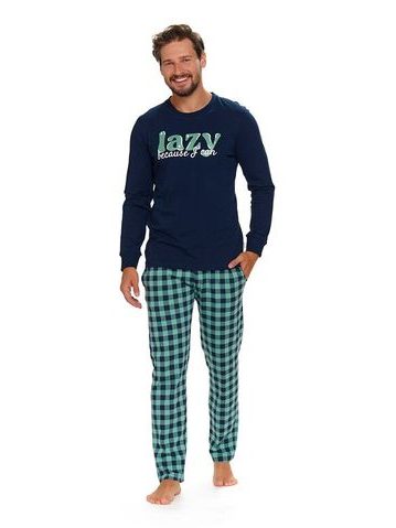 Pánské pyžamo Lazy tmavě modré