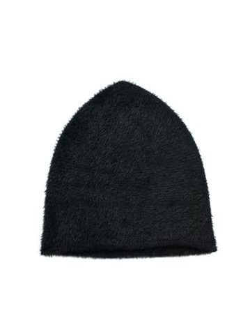 Příjemná hladká čepice černá