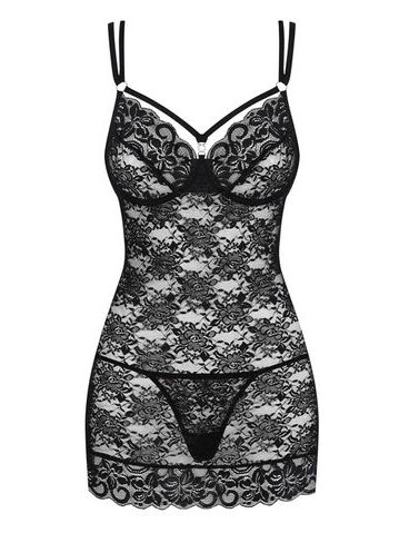 Dámská erotická košilka 2405s black