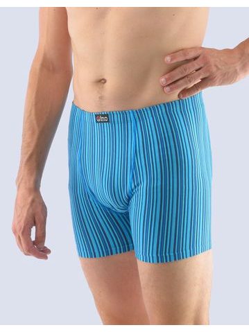 Pánské boxerky s delší nohavičkou, delší nohavička, šité 74142P - měsíc lékořice