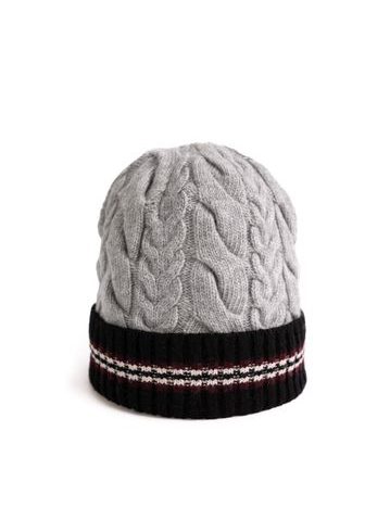 Čepice Dutton - světlešedá