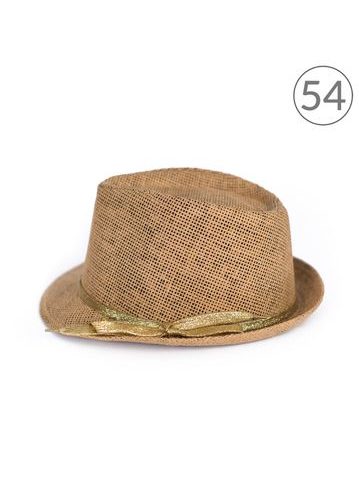 Trilby klobouk se zlatou stužkou 54cm