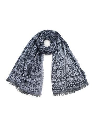 Šál Perský koberec šedý