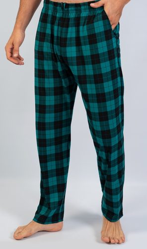 Pánské pyžamové kalhoty David - petrolejová
