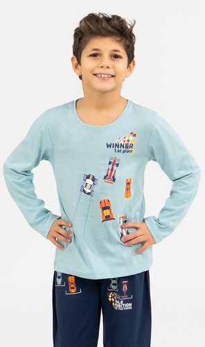 SARONES.cz - Dětské pyžamo dlouhé Formule - světle modrá - Vienetta Kids -  pyžama pro kluky - DĚTSKÁ PYŽAMA, Oblečení, PRO DĚTI - Nejlepší nákupy  online