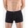 Pánské boxerky s kratší nohavičkou, kratší nohavička, šité, s potiskem 73133 - černá martini