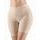 GINA dámské boxerky prodloužené, kratší nohavička, bezešvé, klasické, jednobarevné Eco Bamboo 03019P - béžová