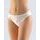 GINA dámské kalhotky klasické s úzkým bokem, úzký bok, šité, s krajkou, jednobarevné Sensuality 10220P - bílá