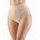 Dámské kalhotky klasické s vysokým pasem, širší bok, bezešvé, jednobarevné Eco Bamboo 00040P - béžová