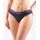 Dámské kalhotky bokové - brazilky, šité, jednobarevné Disco XVII 16174P - černá fialová