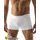 GINA pánské boxerky s kratší nohavičkou, bezešvé, Eco Bamboo 53005P - bílá