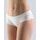 GINA dámské kalhotky francouzské, šité, bokové, s krajkou, jednobarevné Sensuality 14142P - bílá