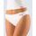 GINA dámské kalhotky klasické s úzkým bokem, úzký bok, bezešvé, jednobarevné Bamboo Natural 00027P - bílá purpurová