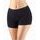 Dámské boxerky vyšší, kratší nohavička, bezešvé, klasické, jednobarevné Eco Bamboo 03018P - černá