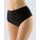 Dámské kalhotky klasické ve větších velikostech, větší velikosti, šité, jednobarevné 11085P - černá
