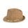 Trilby klobouk hnědý se zlatou stužkou