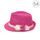 Růžový letní klobouk dívčí