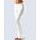 GINA dámské kalhoty zvonové základní délka, dlouhé, šité, klasické, jednobarevné 96001P - bílá