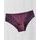 GINA dámské kalhotky francouzské, šité, bokové, s krajkou, jednobarevné La Femme 2 14139P - bordo