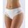 GINA dámské kalhotky klasické, širší bok, šité, s krajkou, La Femme 2 10203P - bílá