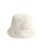 Plyšový klobouk - ecru