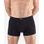 Pánské boxerky s kratší nohavičkou, kratší nohavička, šité, s potiskem 73133 - černá martini