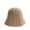 Teplý zimní klobouk - tmavobéžový