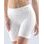 GINA dámské boxerky vyšší, kratší nohavička, bezešvé, klasické, jednobarevné Bamboo PureLine 03017P - bílá
