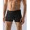 Pánské boxerky s kratší nohavičkou, kratší nohavička, bezešvé, jednobarevné Bamboo PureLine 53004P - černá